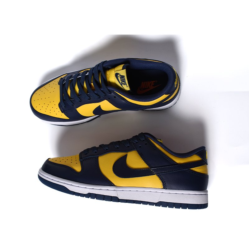 Nike Dunk Low Retro Michigan ナイキ ダンク ロー レトロ ミシガン スニーカー 紺 ネイビー 黄色 イエロー Dd1391 700 海外限定 日本未発売 希少モデル スニーカー ショップ シューズ 大阪 北堀江 プレシャスプレイス Import Shoes Clothes