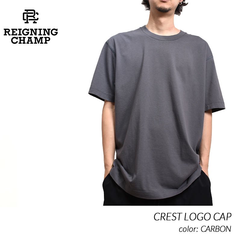 REIGNING CHAMP MIDWEIGHT JERSEY T-SHIRT CARBON レイニングチャンプ 