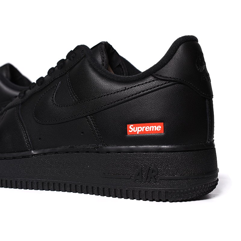 NIKE AIR FORCE 1 LOW / SUPREME BLACK × RED ナイキ エアフォース 1 シュプリーム スニーカー ( 黒  ブラック メンズ CU9225-001 ) - 海外限定 日本未発売 希少モデル スニーカー ショップ シューズ 大阪 北堀江 プレシャスプレイス【  IMPORT