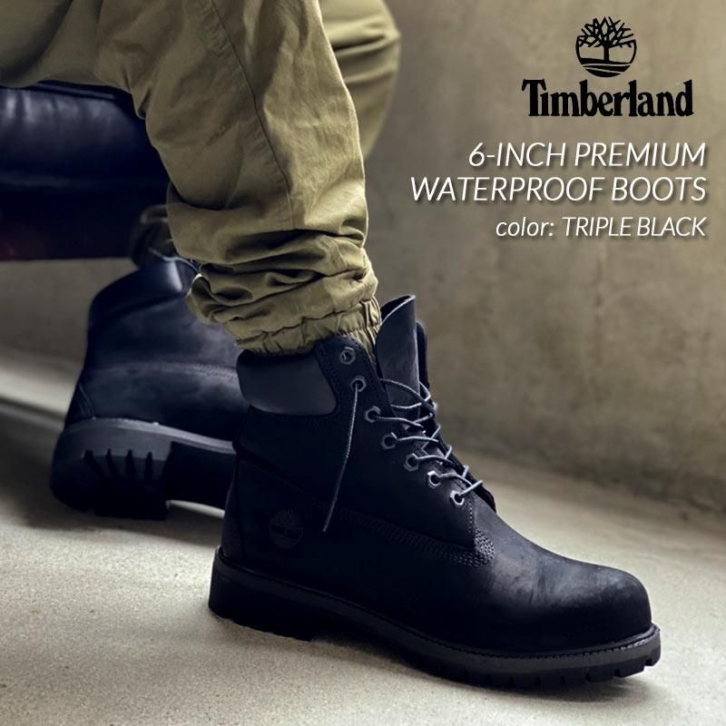 シューズ丈ショートティンバーランド　6 Inch Premium Boot Black