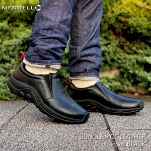 MERRELL JUNGLE MOC LEATHER DARK BROWN メレル ジャングルモック