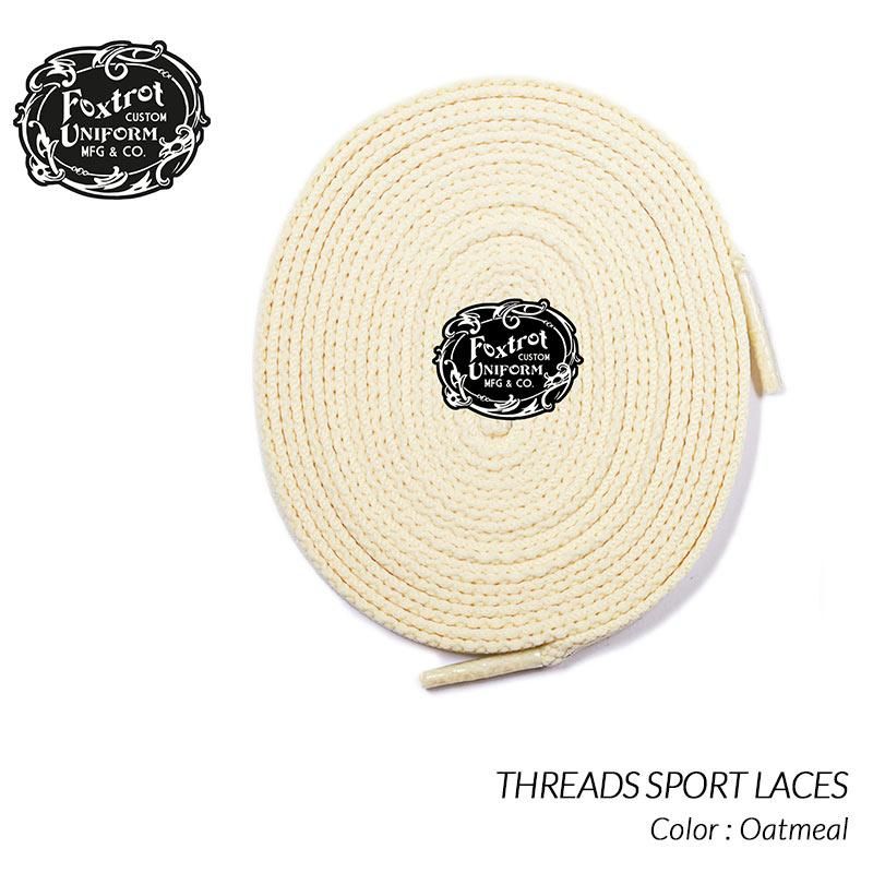 Foxtrot Uniform THREADS SPORT LACES Oatmealեåȥå ˥ե 塼졼 ˡ ( 120cm 170cm ١ ɳ )