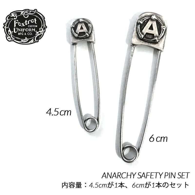 Foxtrot Uniform ANARCHY SAFETY PIN SET SILVER եåȥå ˥ե ʡ եƥ ԥ󥻥å ˡ ( ꡼ )
