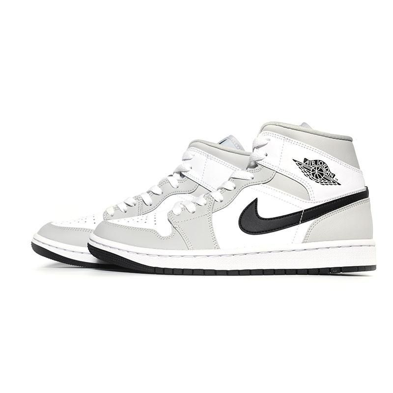 NIKE WMNS AIR JORDAN 1 MID LIGHT SMOKE GREY ʥ  硼 ߥå ˡ ( 졼 󥺥 BQ6472-015 )