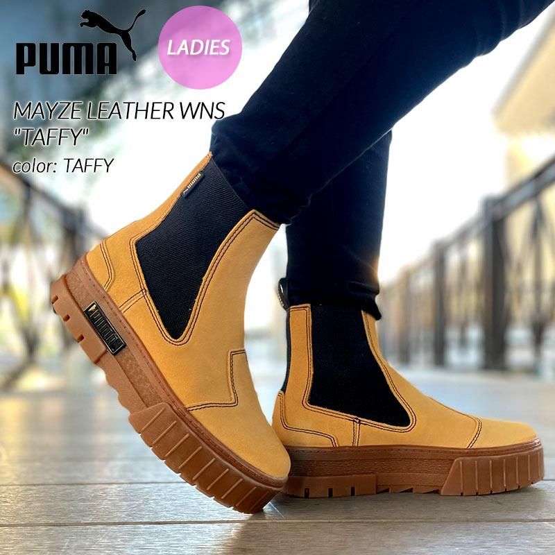 PUMA MAYZE CHELSEA SUEDE WMS ”TAFFY” プーマ ウィメンズ メイズ チェルシー スエード レディース スニーカー (  ウィート ブーツ 382829-04 ) - 海外限定 日本未発売 希少モデル スニーカー ショップ シューズ 大阪 北堀江 プレシャスプレイス【  IMPORT SHOES u0026 CLOTHES