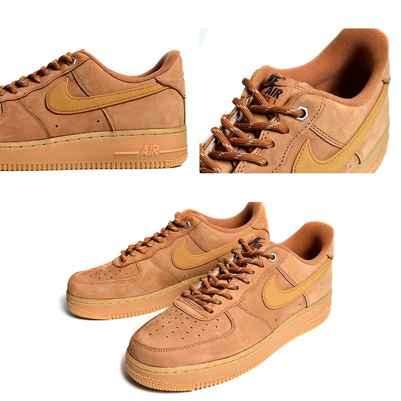 NIKE AIR FORCE 1 '07 WB WHEAT PACK ナイキ エアフォース 1 スニーカー ( 茶 ベージュ ウィート  レディースサイズ ウィメンズ CJ9179-200 ) - 海外限定 日本未発売 希少モデル スニーカー ショップ シューズ 大阪 北堀江  プレシャスプレイス【 IMPORT SHOES