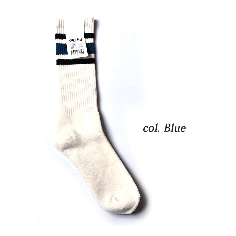 レディース】decka -quality socks- 80's Skater socks デカ