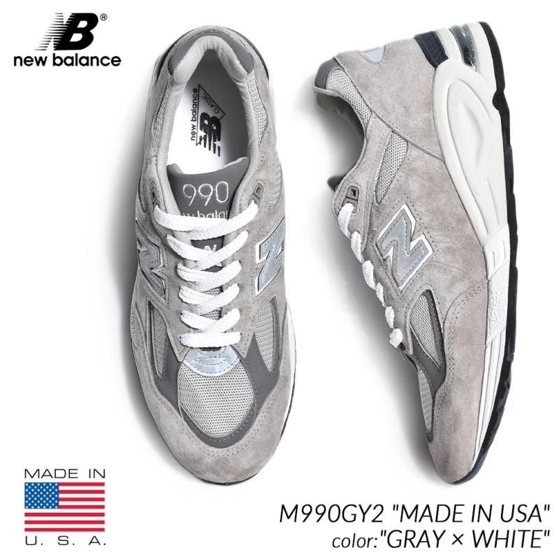 NEW BALANCE 21年 M990GY2 スニーカー USA製 28.0 | www.innoveering.net