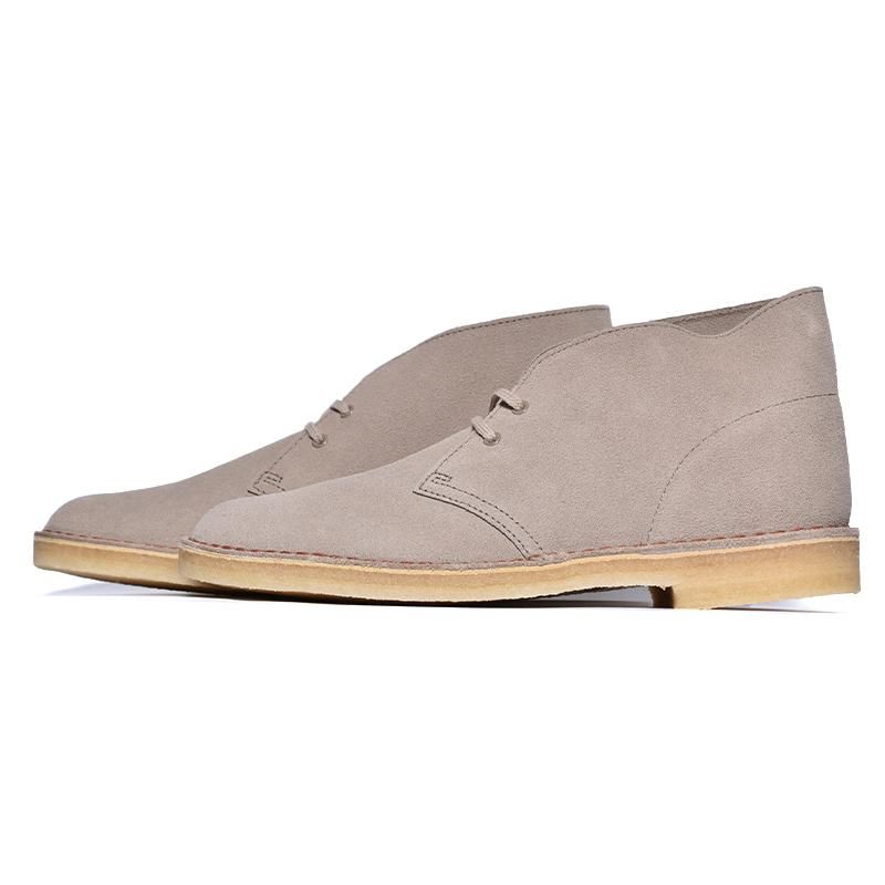 CLARKS ORIGINALS スエードシューズ ベージュ Clarks - クラークス Originals ワラビー ブーツ スエード