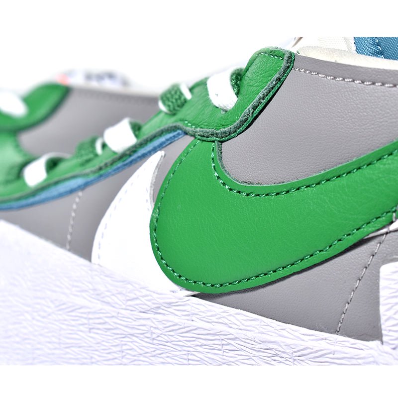 NIKE × SACAI BLAZER LOW GREEN × GRAY ナイキ ブレーザー ロー スニーカー ( サカイ ブレイザー 緑 グリーン  レディース ウィメンズ DD1877-001 ) - 海外限定 日本未発売 希少モデル スニーカー ショップ シューズ 大阪 北堀江  プレシャスプレイス【 IMPORT