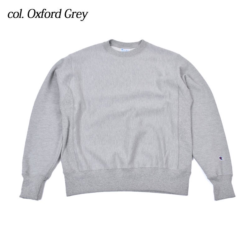日本未発売 Champion REVERSE WEAVE CREW SWEAT Oxford Grey ...