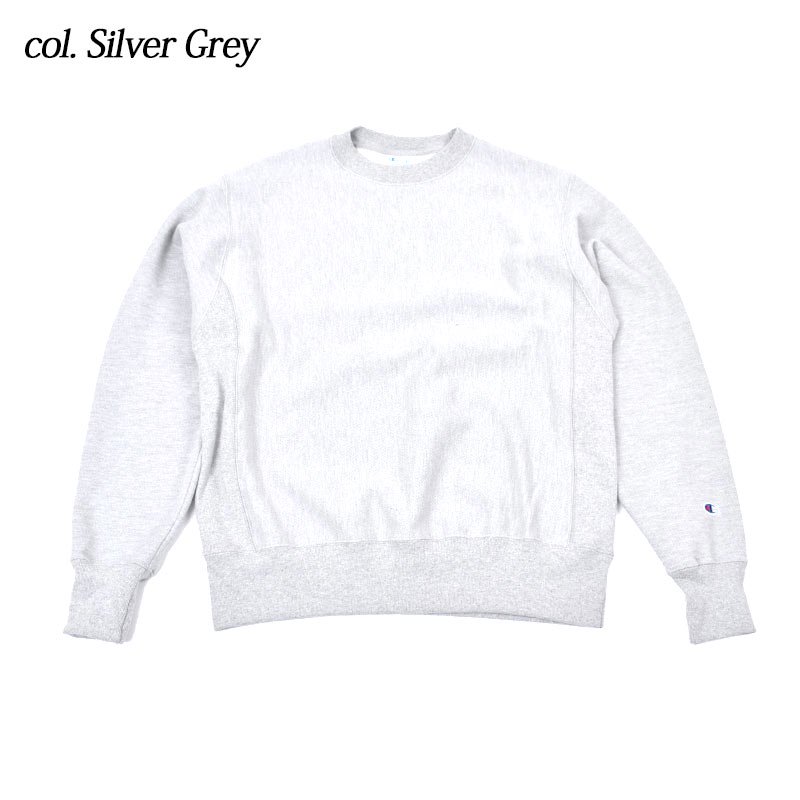 日本未発売 Champion REVERSE WEAVE CREW SWEAT Silver Grey 