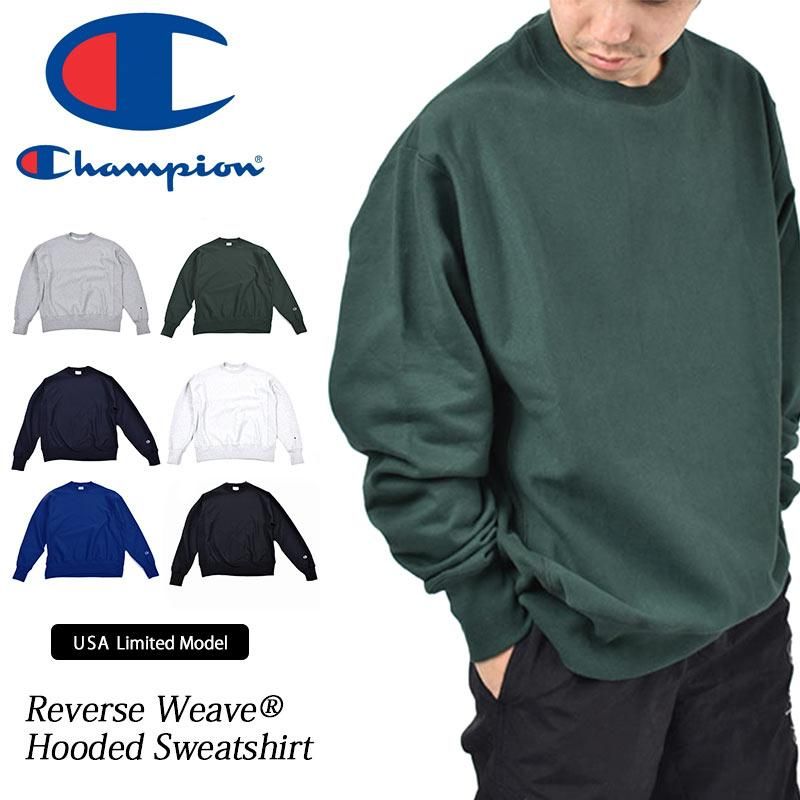 日本未発売 Champion REVERSE WEAVE CREW SWEAT Dark Green ...