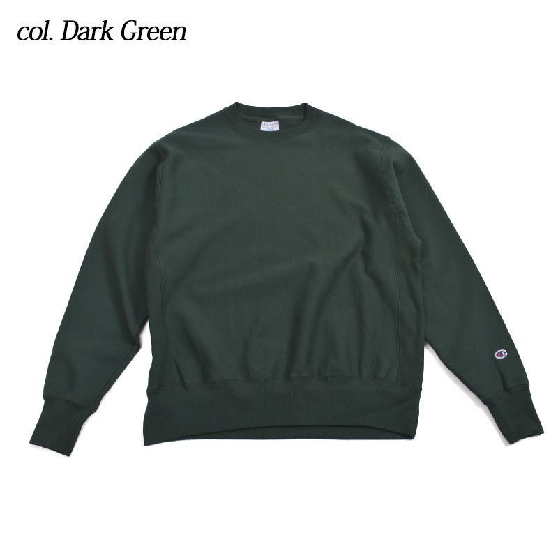 日本未発売 Champion REVERSE WEAVE CREW SWEAT Dark Green