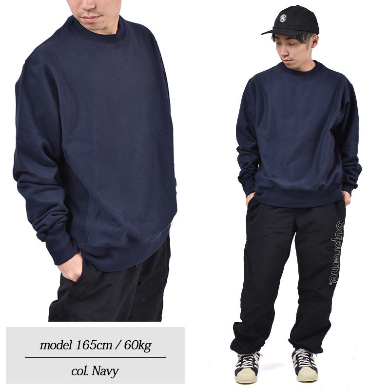 日本未発売 Champion REVERSE WEAVE CREW SWEAT Navy チャンピオン