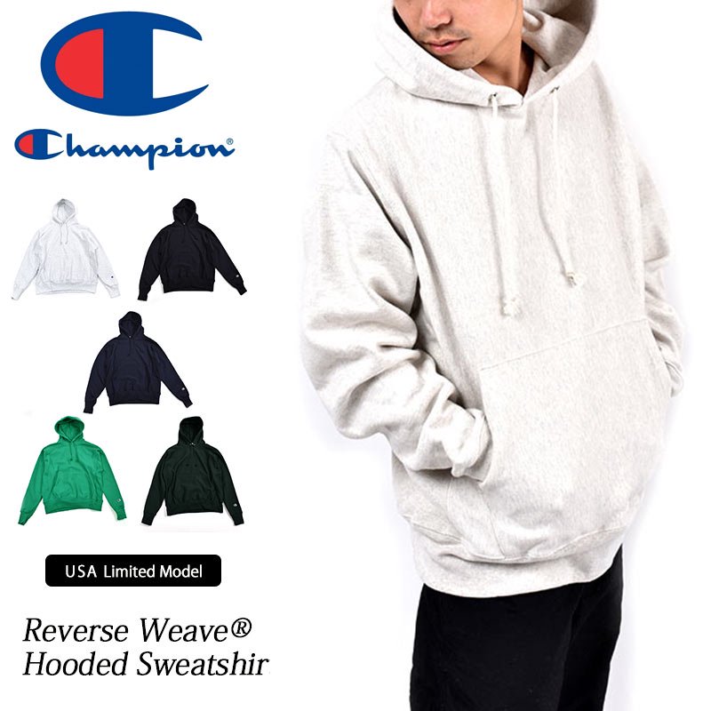 日本未発売 Champion Reverse Weave Hooded Sweatshirt Oatmeal ...