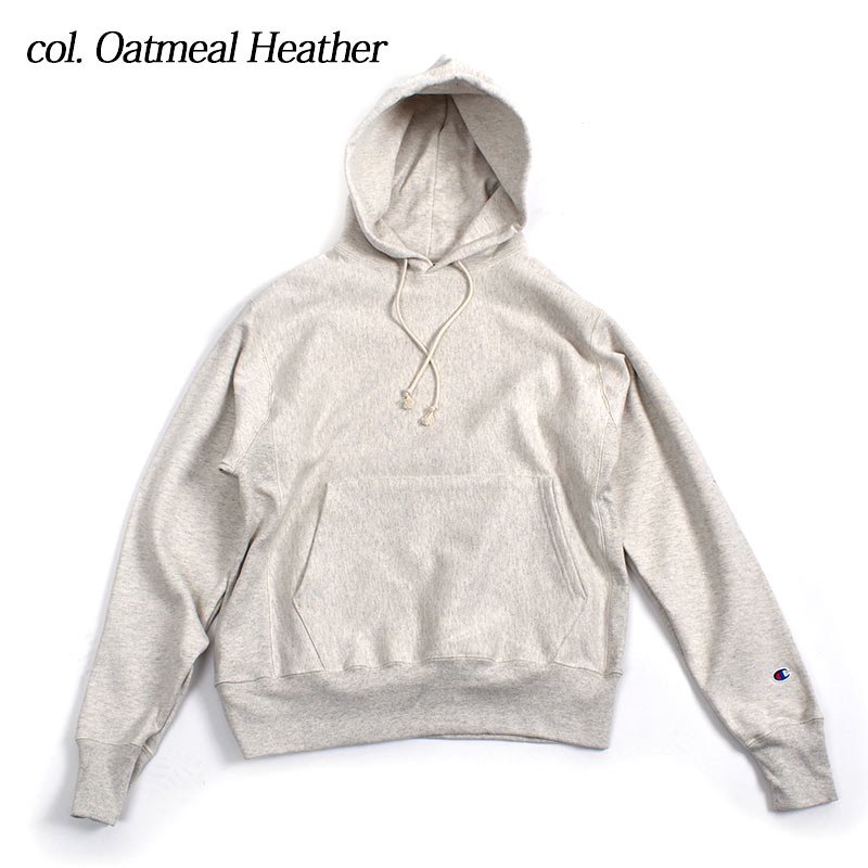 日本未発売 Champion Reverse Weave Hooded Sweatshirt Oatmeal