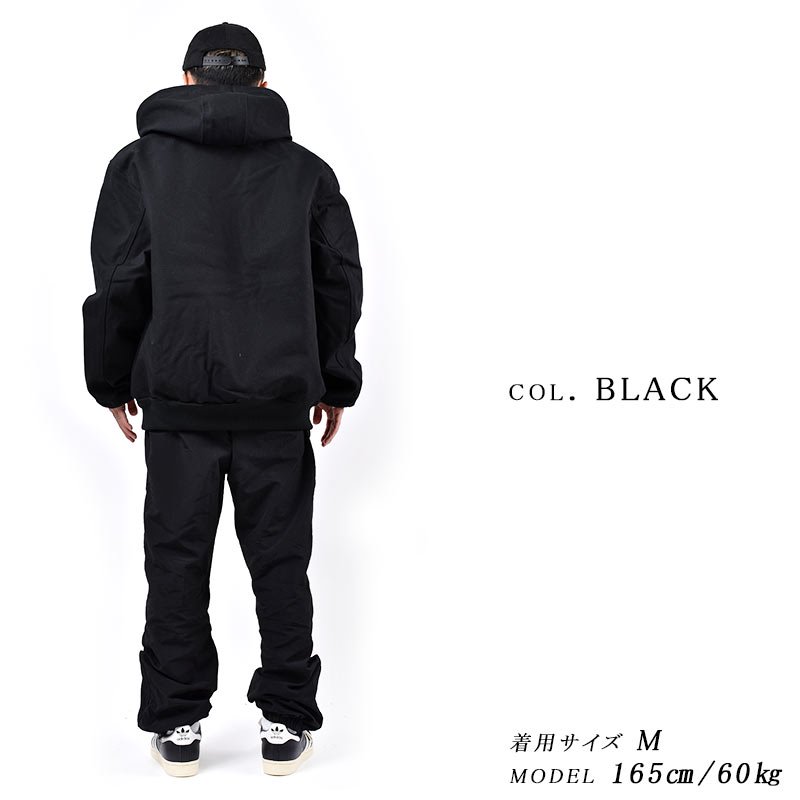 CARHARTT Thermal Lined Duck Active Jacket BLACK カーハート サーマル ラインド ダック アクティブ  ジャケット (アウター 黒 J131 ) - 海外限定 日本未発売 希少モデル スニーカー ショップ シューズ 大阪 北堀江 プレシャスプレイス【  IMPORT SHOES & CLOTHES SHOP