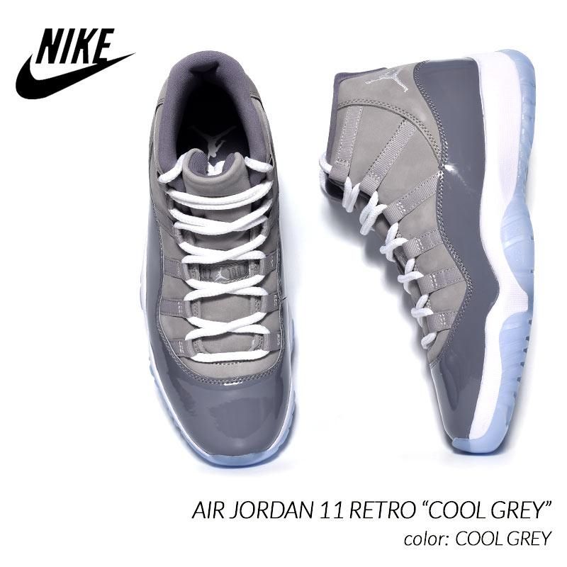 NIKE AIR JORDAN 11 RETRO COOL GREY ʥ  硼 ȥ ˡ ( 륰졼  ϥå  CT8012-005 )