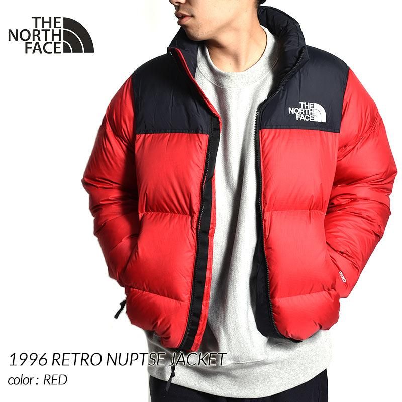 日本未発売 THE NORTH FACE 1996 RETRO NUPTSE JACKET RED ザ ノースフェイス レトロ ヌプシ ジャケット (  海外限定 ダウン NF0A496S682 ) - 海外限定 日本未発売 希少モデル スニーカー ショップ シューズ 大阪 北堀江 プレシャスプレイス【  IMPORT SHOES u0026