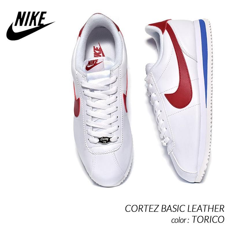 NIKE CORTEZ BASIC LEATHER TORICO ʥ ƥå ١å 쥶 ˡ (  ۥ磻  ȥꥳ  819719-103 )