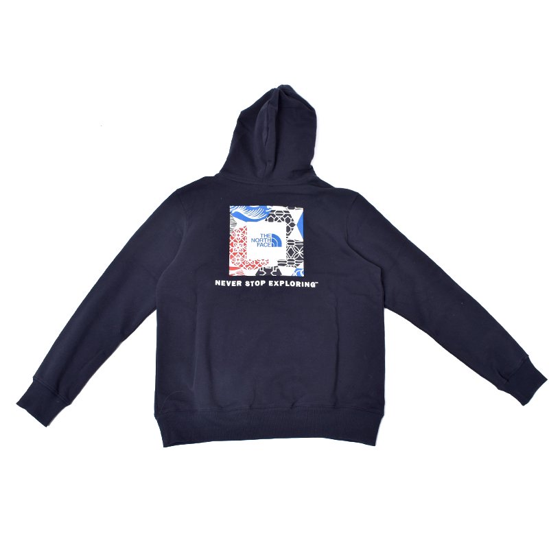 日本未発売 THE NORTH FACE BOX NSE PULLOVER HOODIE NAVY ザ ノース