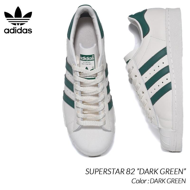 adidas SUPERSTAR 82 DARK GREEN ǥ ѡ ˡ (  եۥ磻 ꡼    GW6011 )