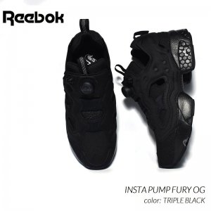 REEBOK INSTA PUMP FURY OG ”TRIPLE BLACK” リーボック インスタ ポンプフューリー スニーカー ( 黒 ブラック メンズ レディース ウィメンズ GW7052 )