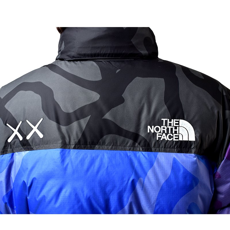 日本未発売 KAWS x The North Face Retro 1996 Nuptse Jacket Monterey Blue ザ