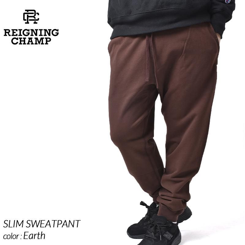 REIGNING CHAMP SLIM SWEATPANT Earth 쥤˥󥰥  åȥѥ ( 졼˥󥰥 åȥѥ 㿧 RC-5075 )