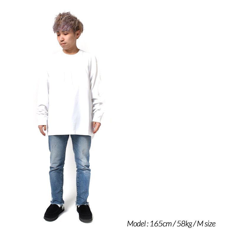 REIGNING CHAMP MIDWEIGHT JERSEY LONG SLEEVE WHITE レイニング