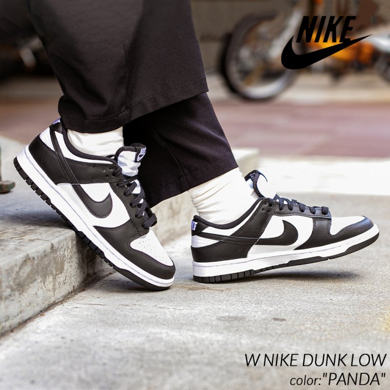 購入国内正規品 Nike 23.5 パンダ ダンク PANDA Black White Dunk スニーカー