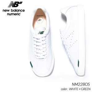 日本未発売 NEW BALANCE NUMERIC NM22BOS WHITE × GREEN ニューバランス ヌメリック スニーカー ( 海外限定 白 ホワイト メンズ  )