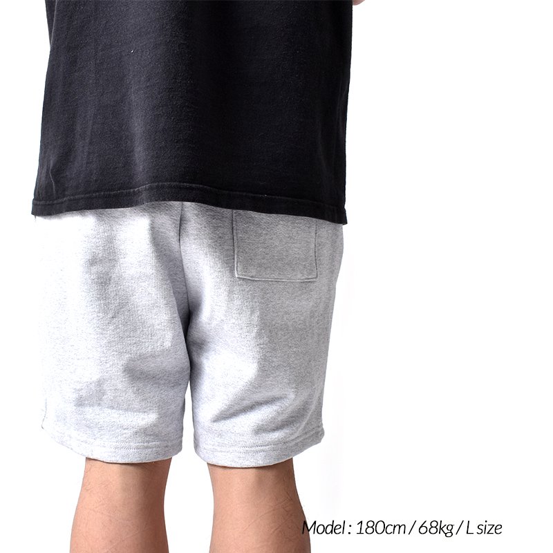 LOS ANGELES APPAREL 14oz Heavy Fleece Mid Short Pant Ash