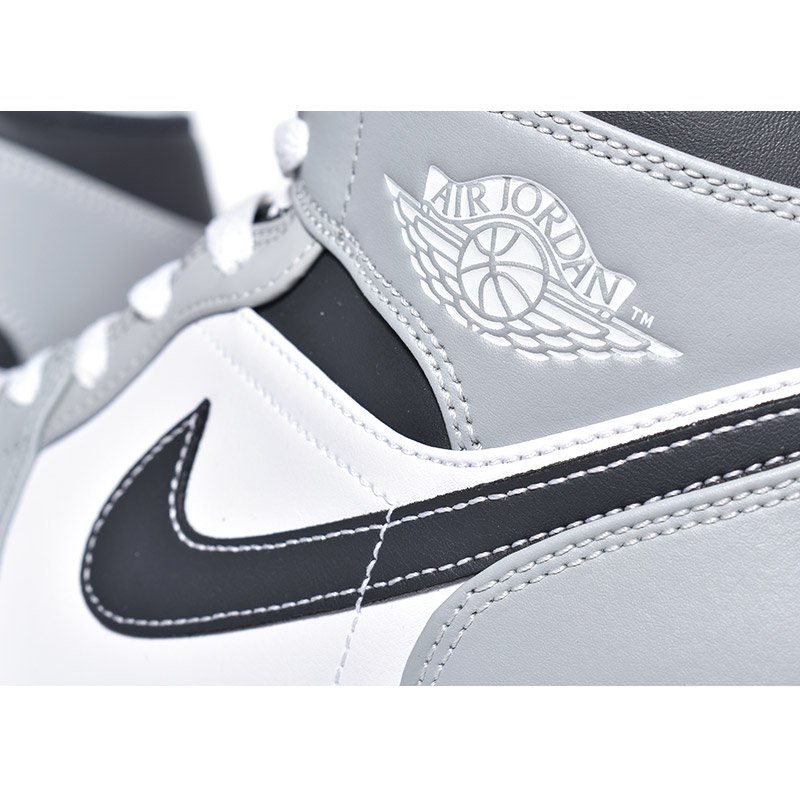 NIKE AIR JORDAN 1 MID “LIGHT SMOKE GREY/WHITE” ナイキ エア