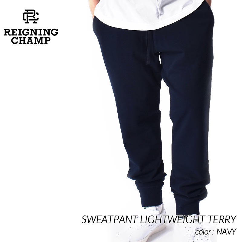 REIGNING CHAMP SWEATPANT LIGHTWEIGHT TERRY NAVY