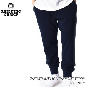 REIGNING CHAMP SWEATPANT LIGHTWEIGHT TERRY BLACK レイニング