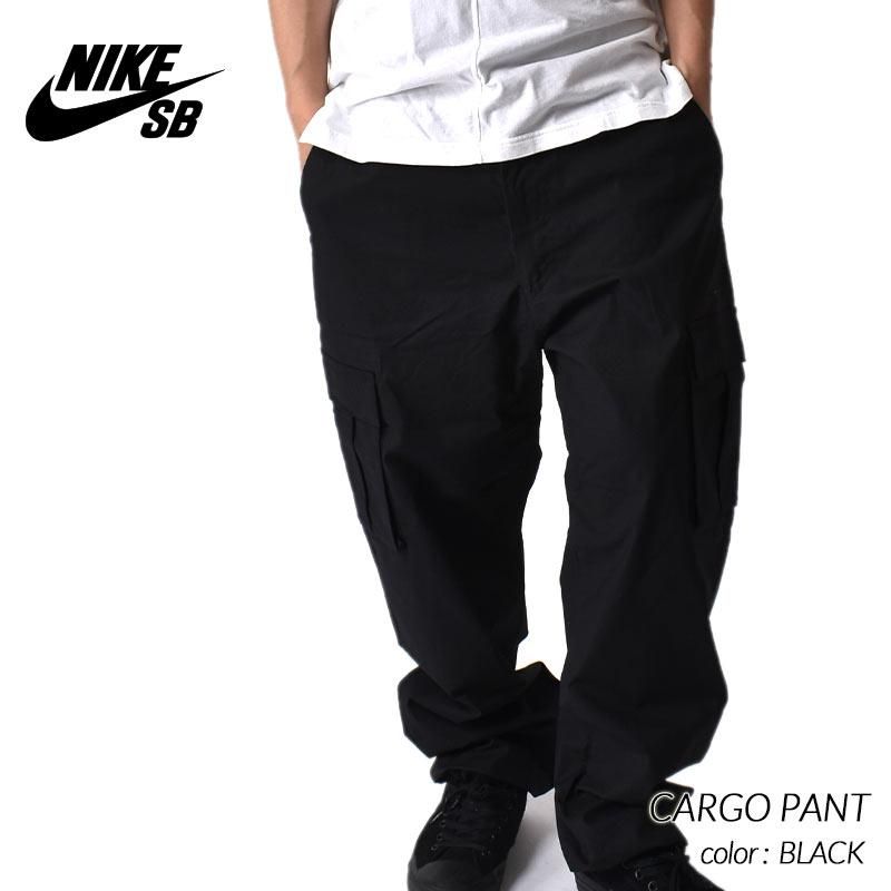 NIKE SB CARGO PANT BLACK ナイキ カーゴパンツ ズボン ( skate 