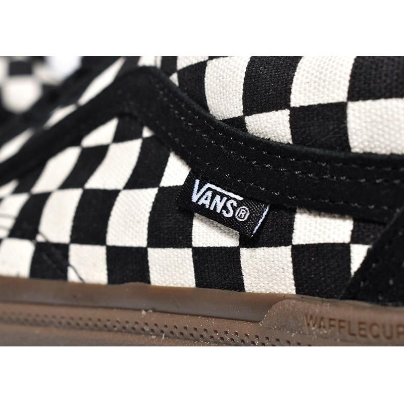 Vans スケハイ BMX スエード チェッカーボード スニーカー Vans BMX スケハイ チェッカーボード スエード スニーカー (VANS