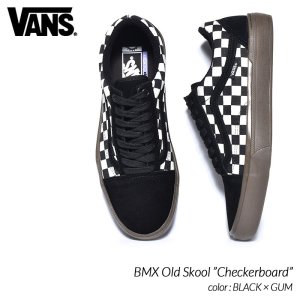 VANS BMX Old Skool ”Checkerboard” BLACK × GUM バンズ オールドスクール チェッカーボード スニーカー ( 黒 ブラック VN0005UZ39L )