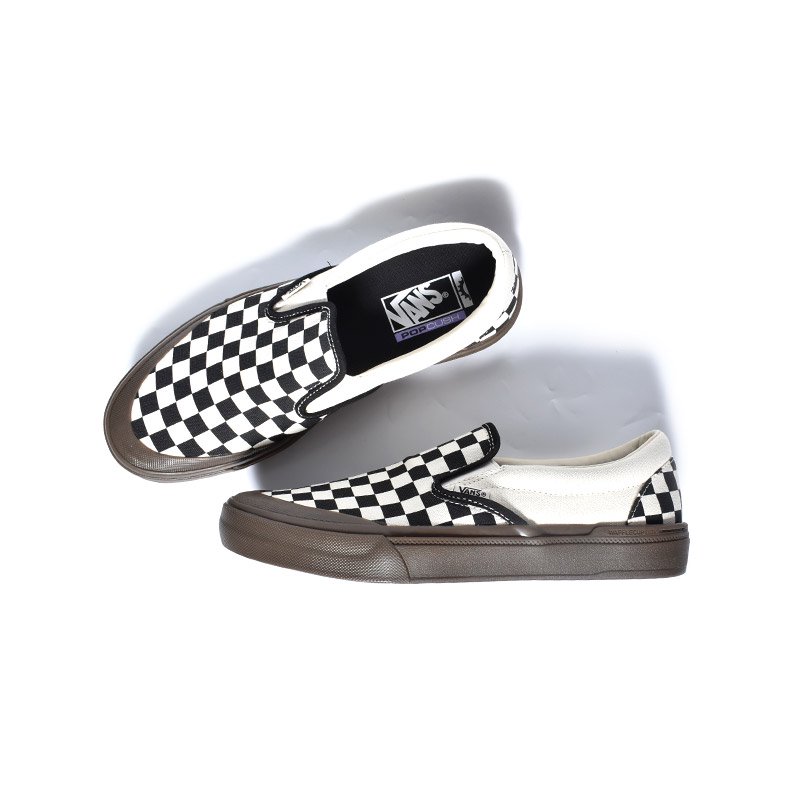 VANS Bmx Slip-On ”Checkerboard” BLACK × GUM バンズ スリッポン