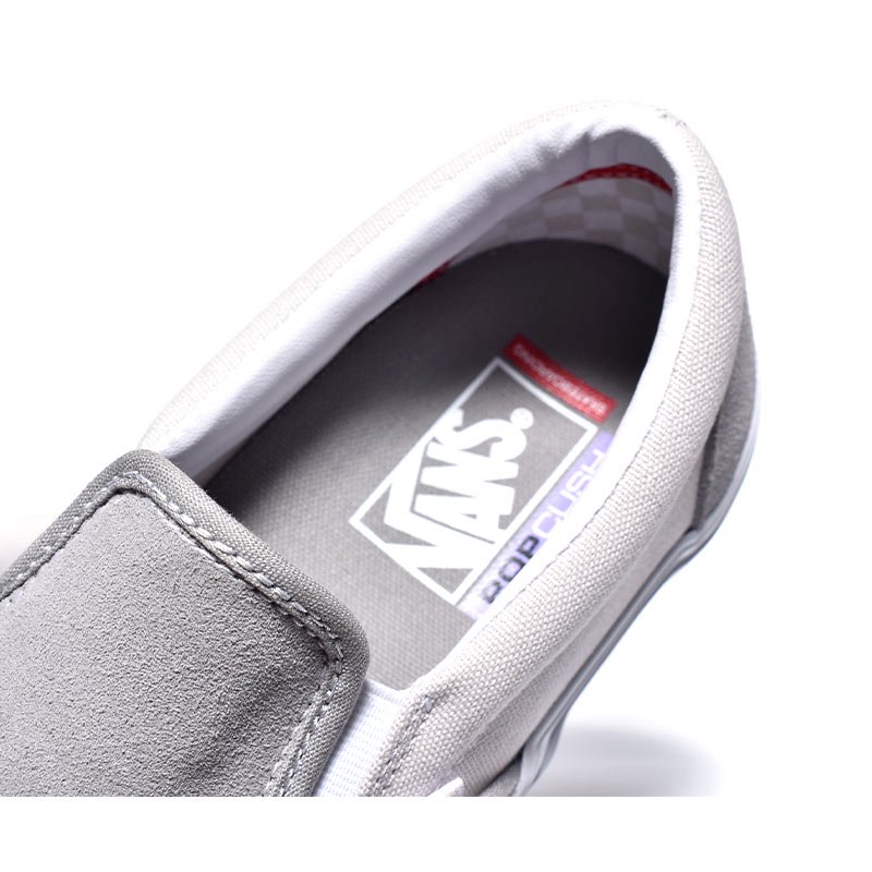 VANS Skate Slip-On ”GRAY WHITE” バンズ スケート スリッポン スニーカー ( グレー 白 ホワイト  VN0A5FCACOI ) - 海外限定 日本未発売 希少モデル スニーカー ショップ シューズ 大阪 北堀江 プレシャスプレイス【 IMPORT  SHOES & CLOTHES SHOP PRECIOUS PLACE】