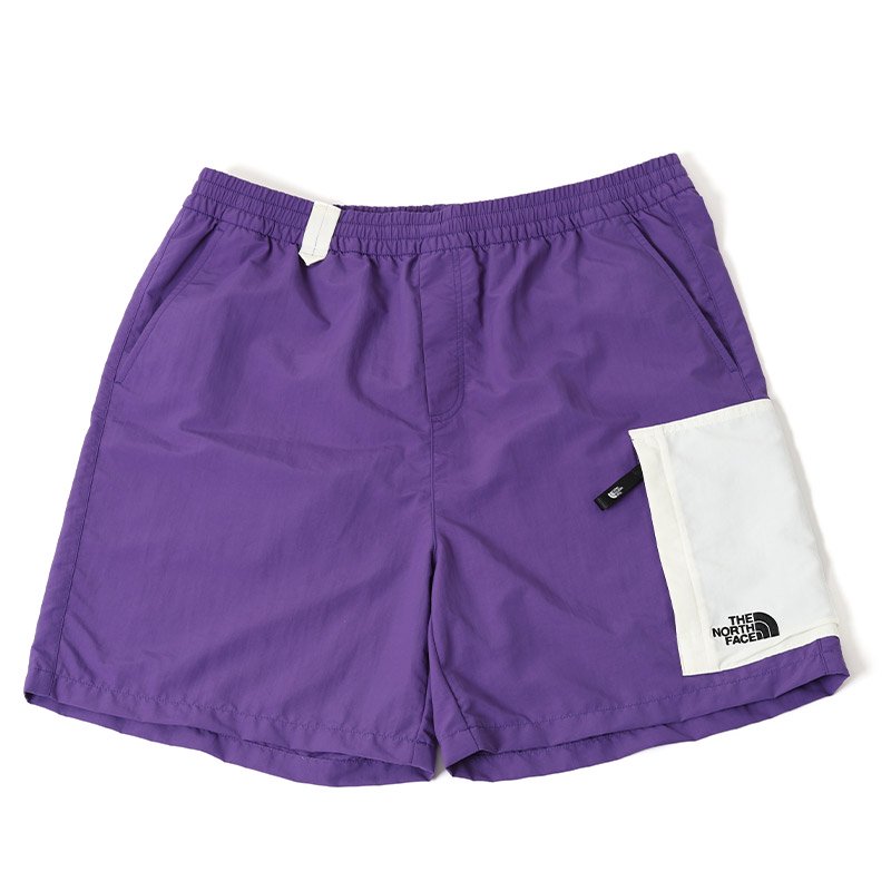 日本未発売 THE NORTH FACE WHITE LABEL NYLON SHORTS ”PURPLE WHITE