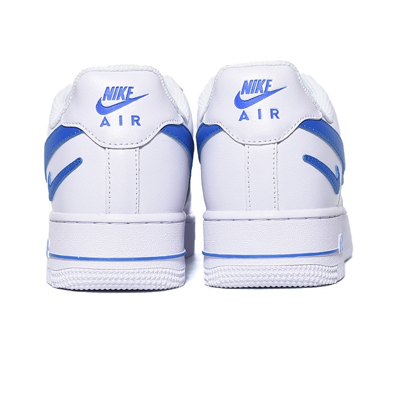 NIKE ナイキ AIR FORCE 1 '07 'CUT OUT SWOOSH - WHITE BLACK' エア