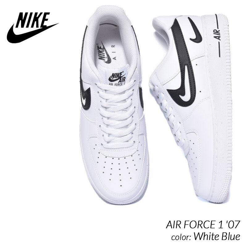 ̤ȯ NIKE AIR FORCE 1 '07 FM CUT OUT SWOOSHɥʥ ե ˡ (  ۥ磻  ֥å 쥶 DR0143-101 )