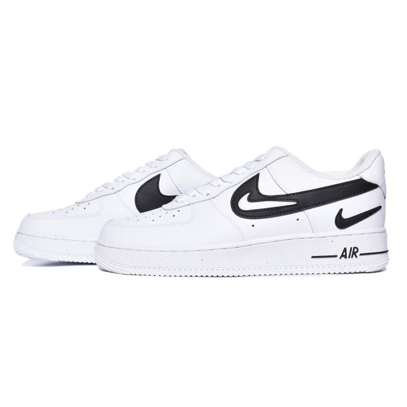 ̤ȯ NIKE AIR FORCE 1 '07 FM CUT OUT SWOOSHɥʥ ե ˡ (  ۥ磻  ֥å 쥶 DR0143-101 )