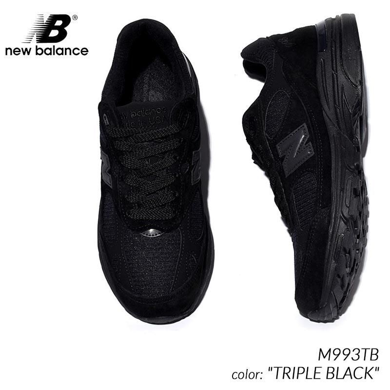 ̤ȯ NEW BALANCE M993TB TRIPLE BLACK  ˥塼Х ˡ (   ֥å D  )