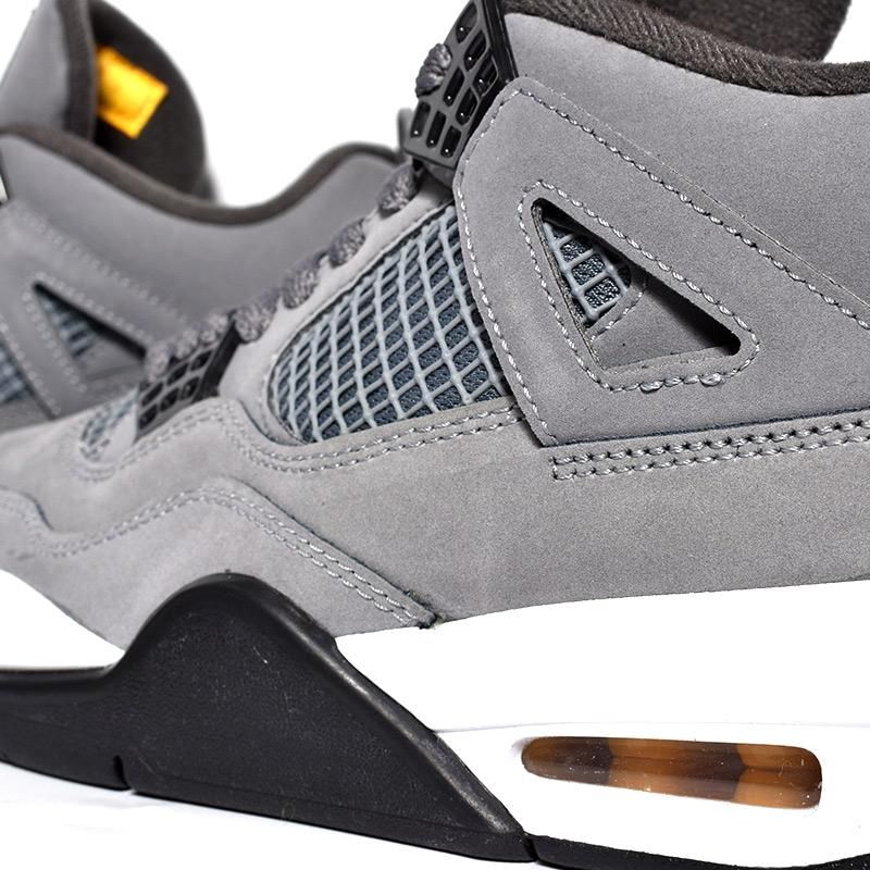 シューズ(男性用) AIR JORDAN 4 RETRO COOL GREY JORDAN BRAND AIR JORDAN 4 RETRO COOL GREY/CHROME-DARK
