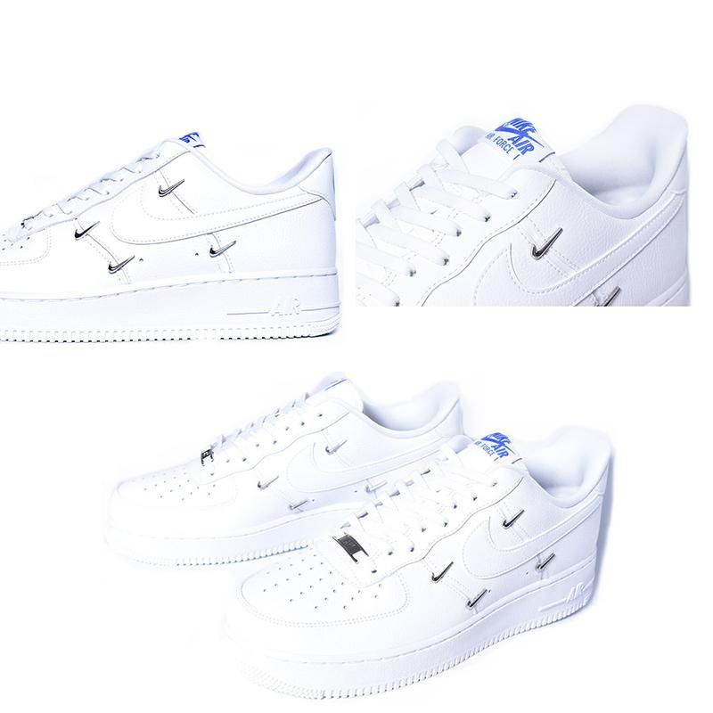 NIKE WMNS AIR FORCE 1 '07 LX “MINI CHROME SWOOSHES” WHITE ナイキ