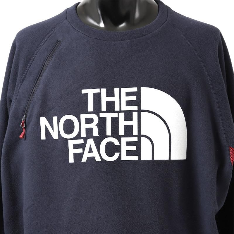 日本未発売 THE NORTH FACE M D4 CREW-AP ”NAVY RED” ザ ノースフェイス スウェット ( 海外限定 スエット トレーナー フリース NF0A7WBCRG1 )